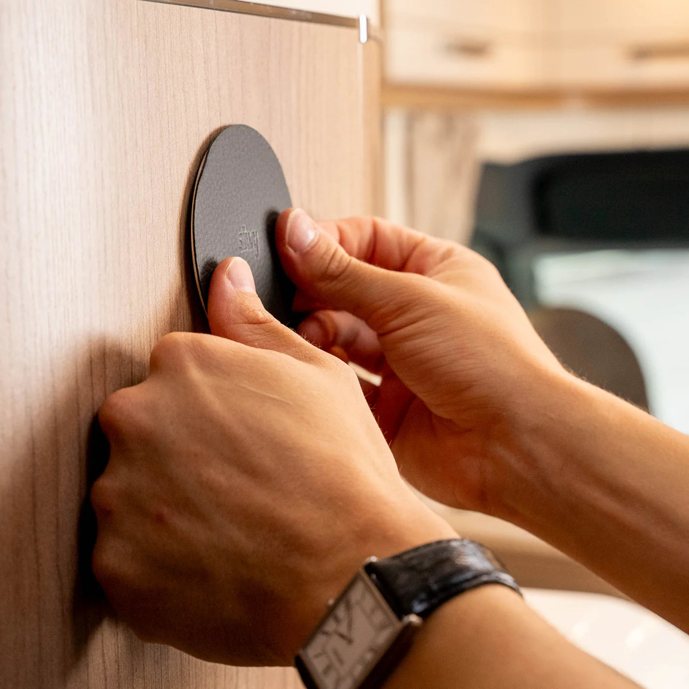 Metal-Pad 3M 8 cm BLACK