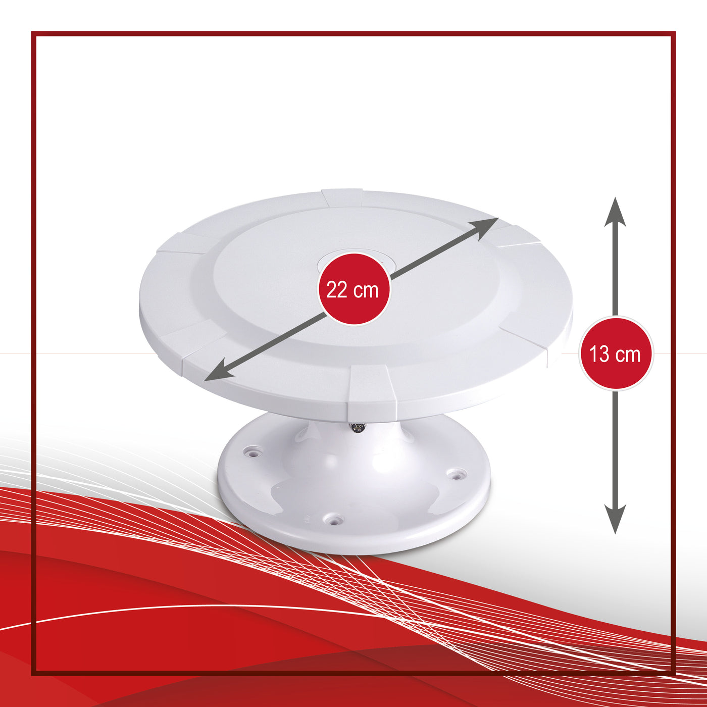 Antenne omnidirectionnelle tout-en-un MobileTV à 360°