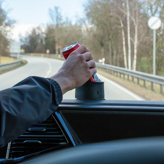 UNIVERSAL magnetic holder for cans and bottles incl. pad