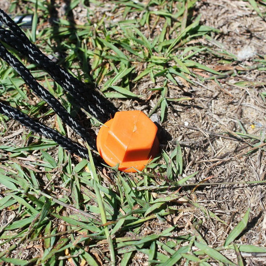 Piquet de tente vissable Small (S) 12cm orange • Pièce détachée (Pièce de rechange)