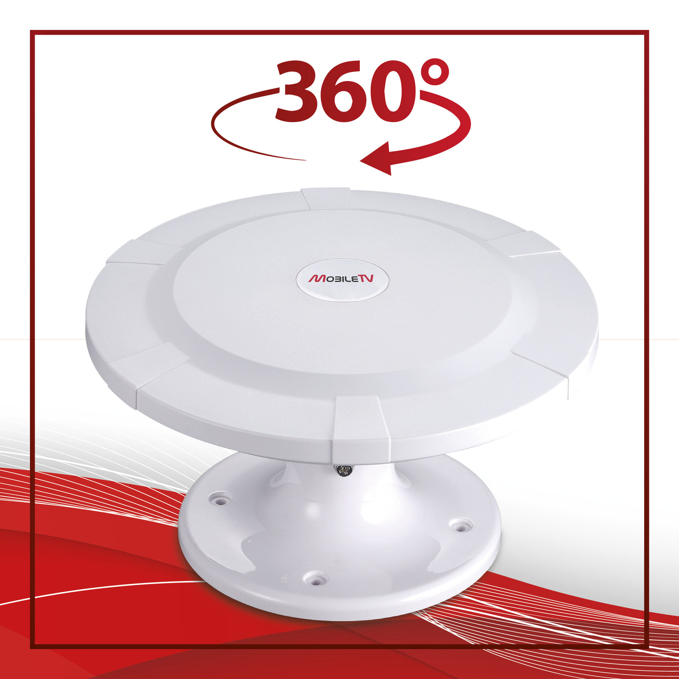 Antenne omnidirectionnelle tout-en-un MobileTV à 360°