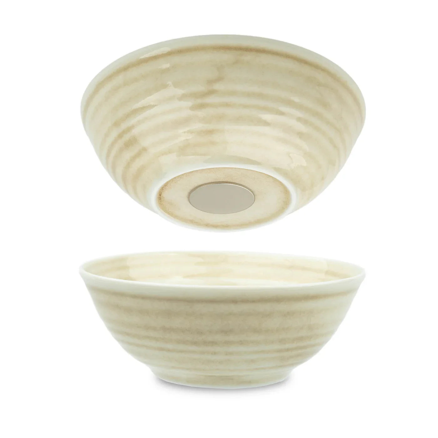 Two Sand Magnetic Bowls, ⌀ 16 cm