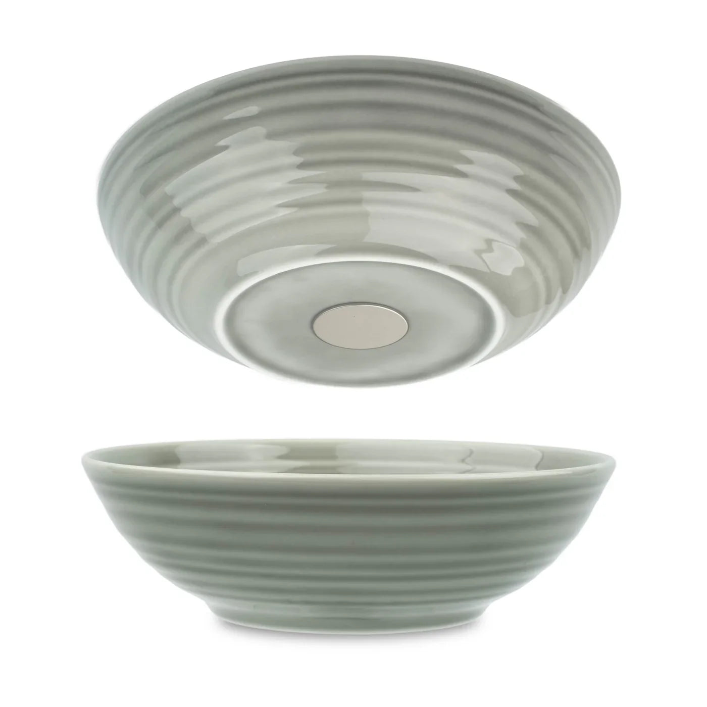 Two Grey Magnetic Bowls, ⌀ 20 cm