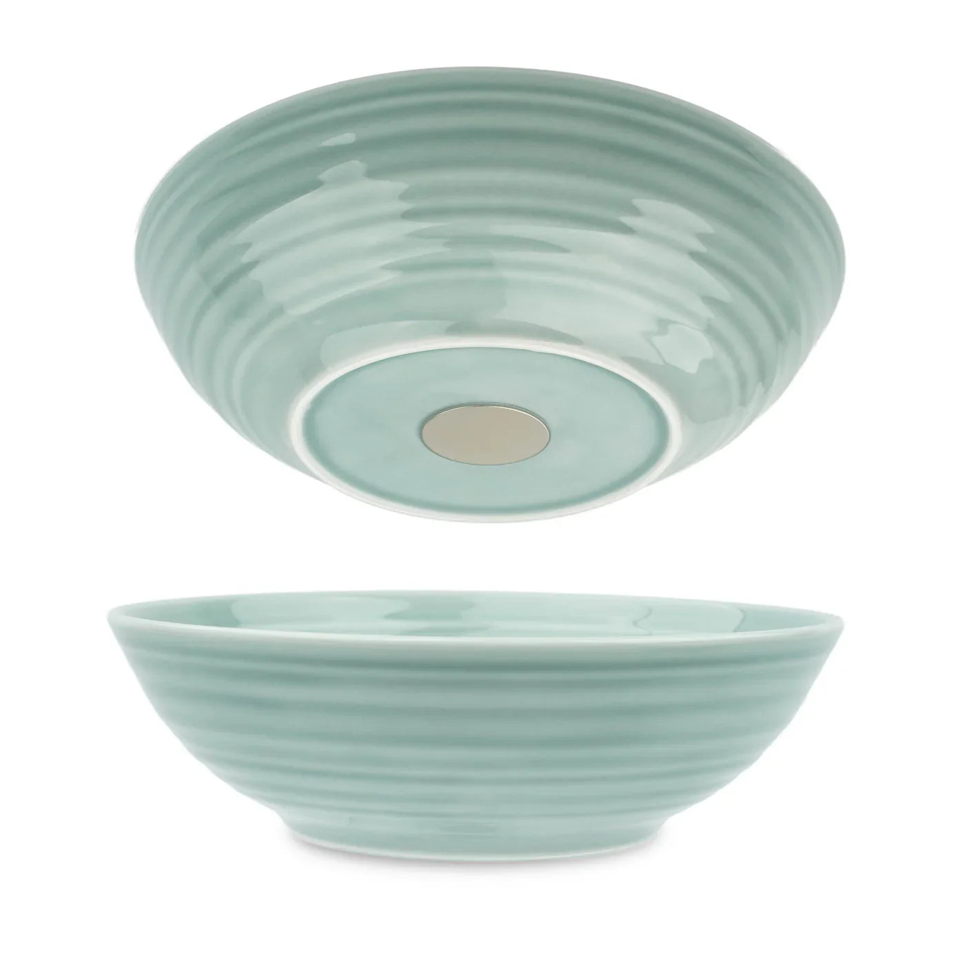Two Cyan Magnetic Bowls, ⌀ 20 cm