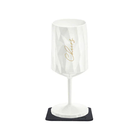 Magnetic Plastic Glasses wine CHEERS