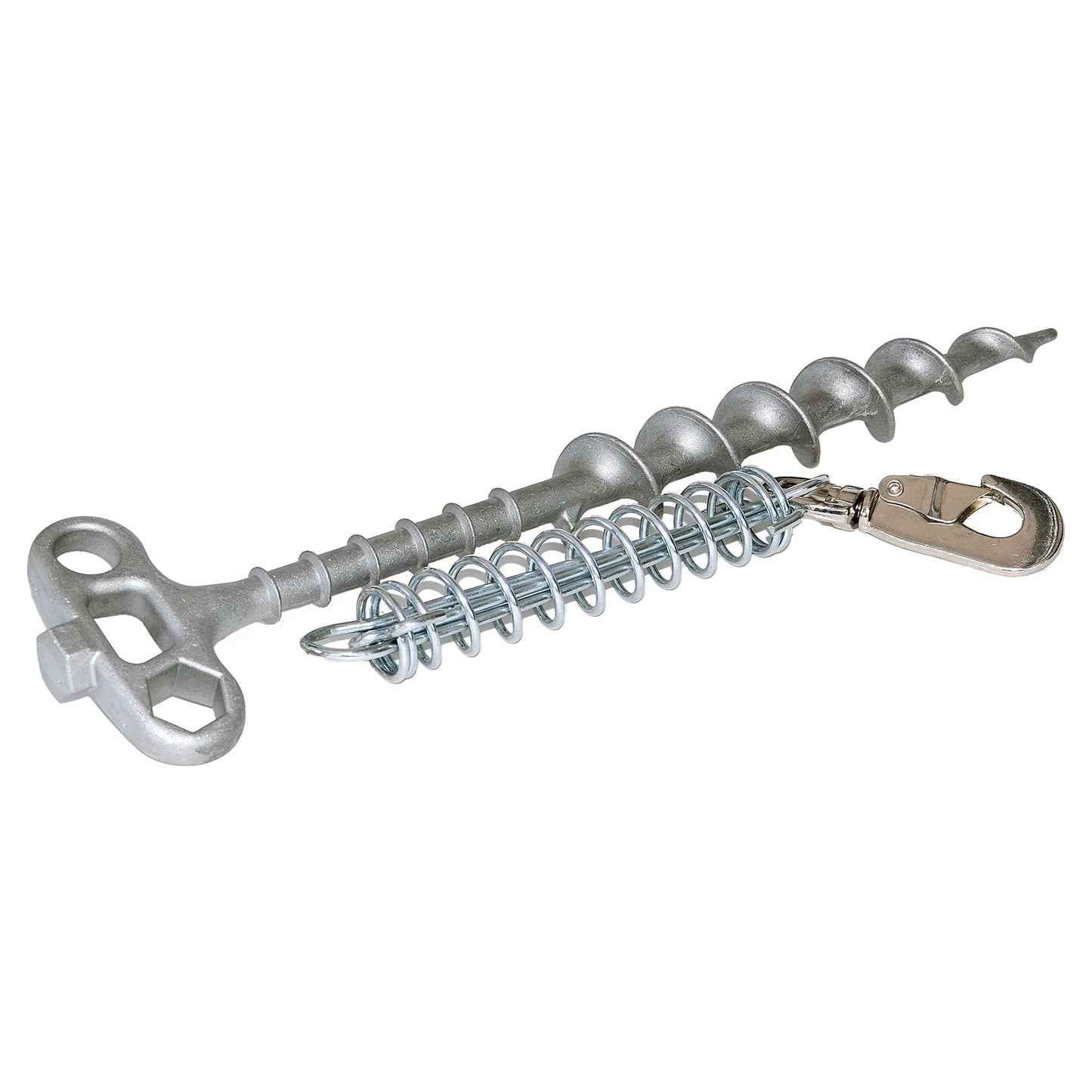 PetPeg • Single part (HP62) • Ground anchor with shock absorber for pets up to 20 kg