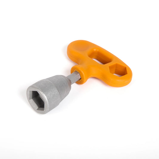 Outil combiné alu • 2 pièces (HP68) • Outil de vissage en aluminium pour toutes les piquets à visser Peggy Peg