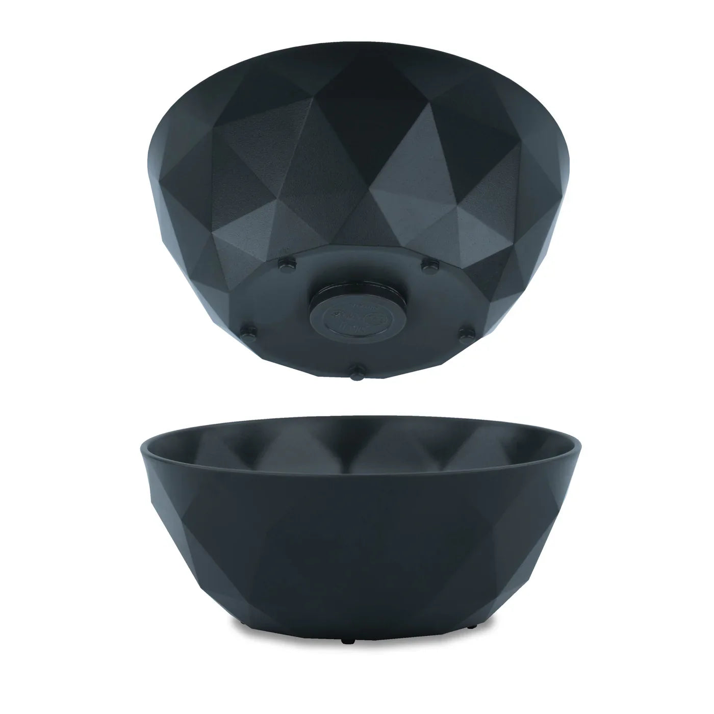 Two Grey Magnetic Super Bowls
