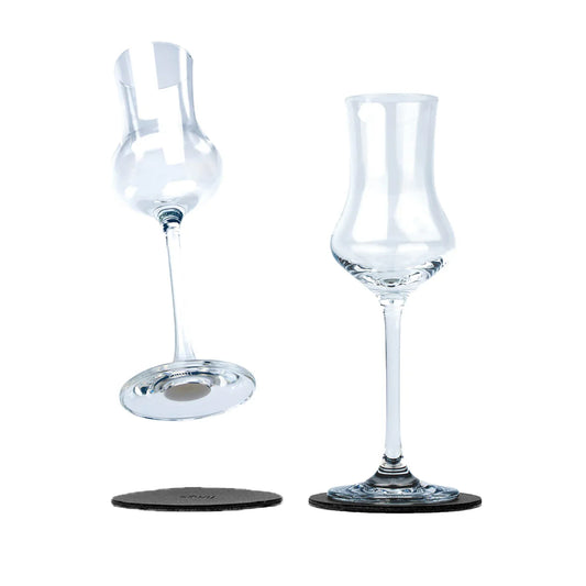Two Crystal Liqueur Glasses