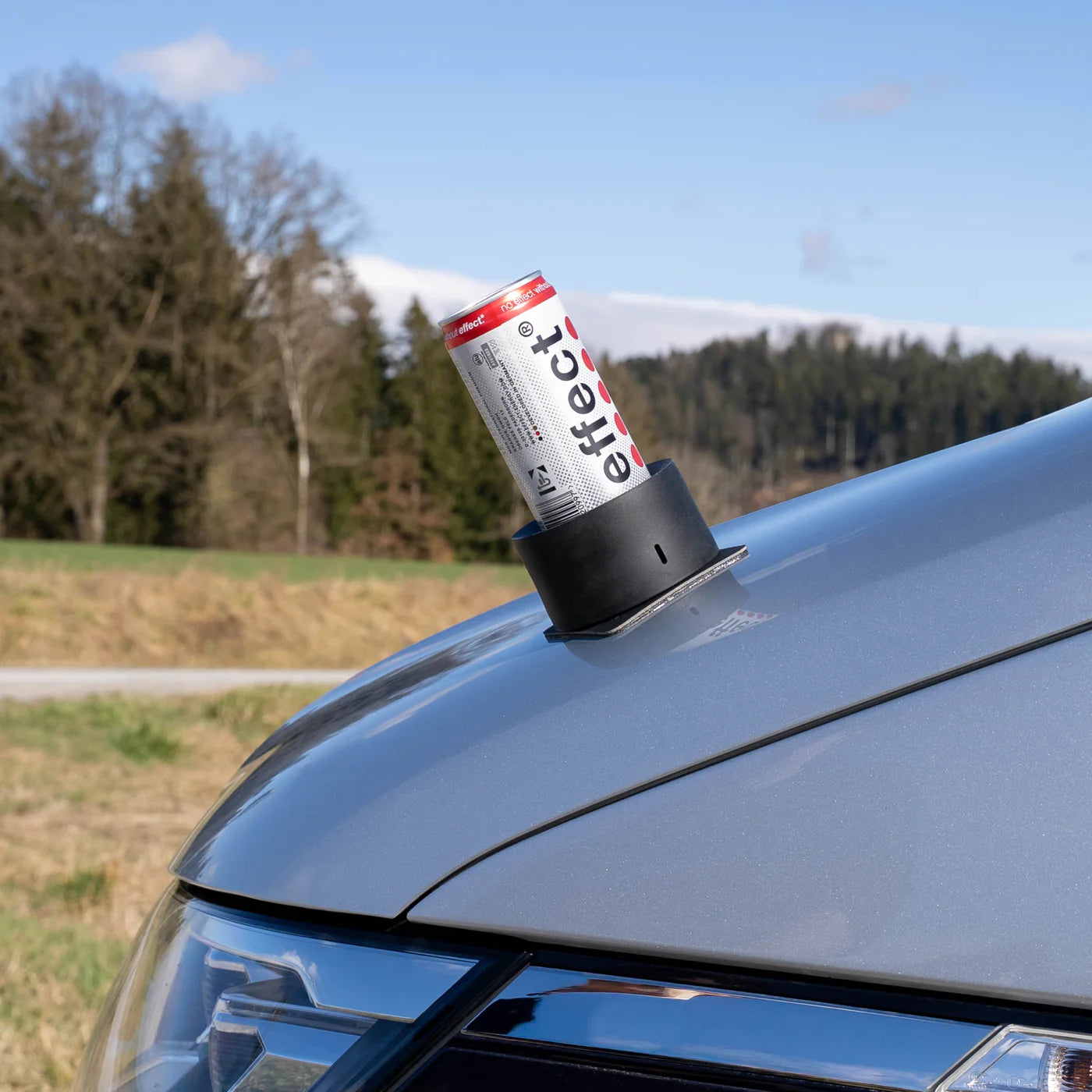 UNIVERSAL magnetic holder for cans and bottles incl. pad