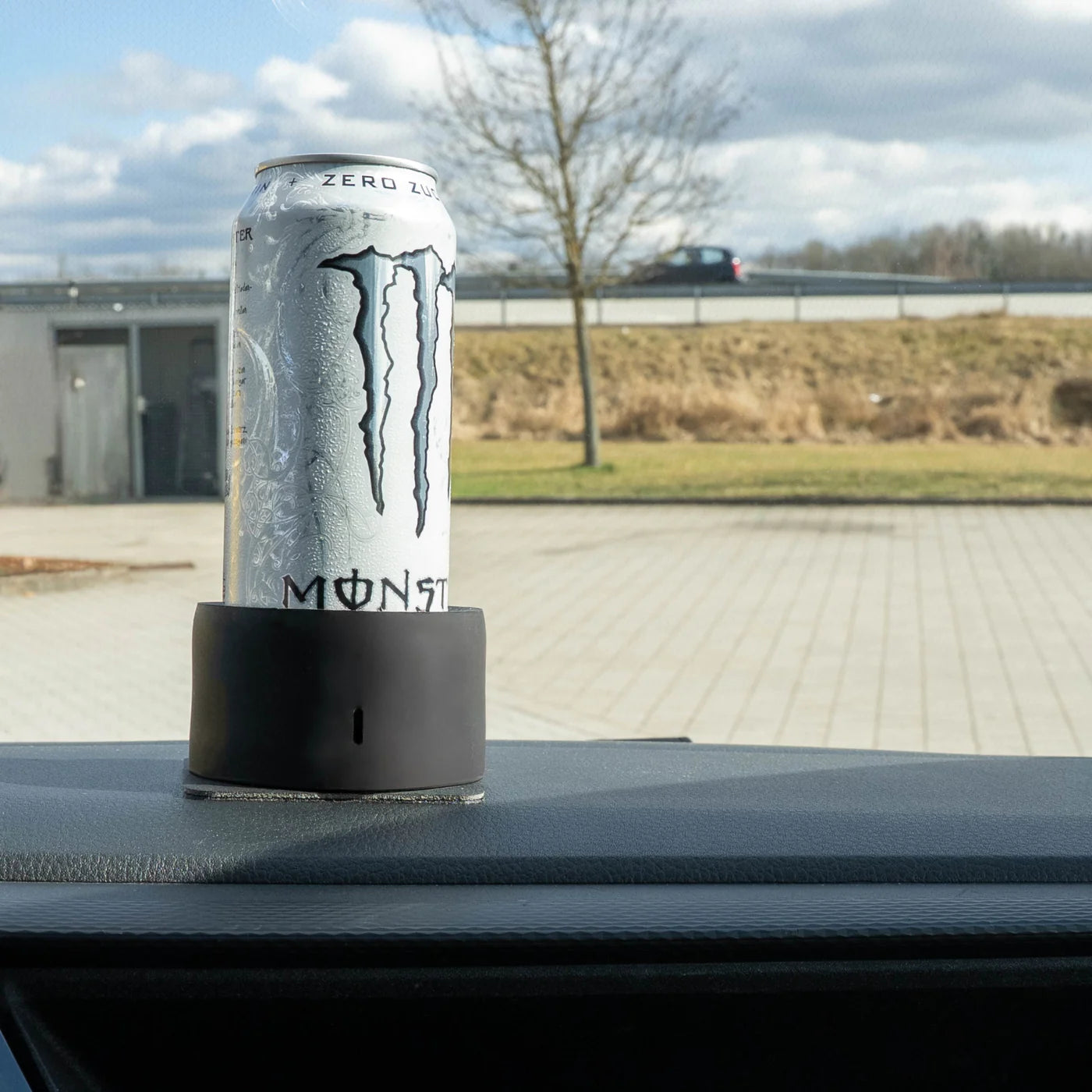 UNIVERSAL magnetic holder for cans and bottles incl. pad