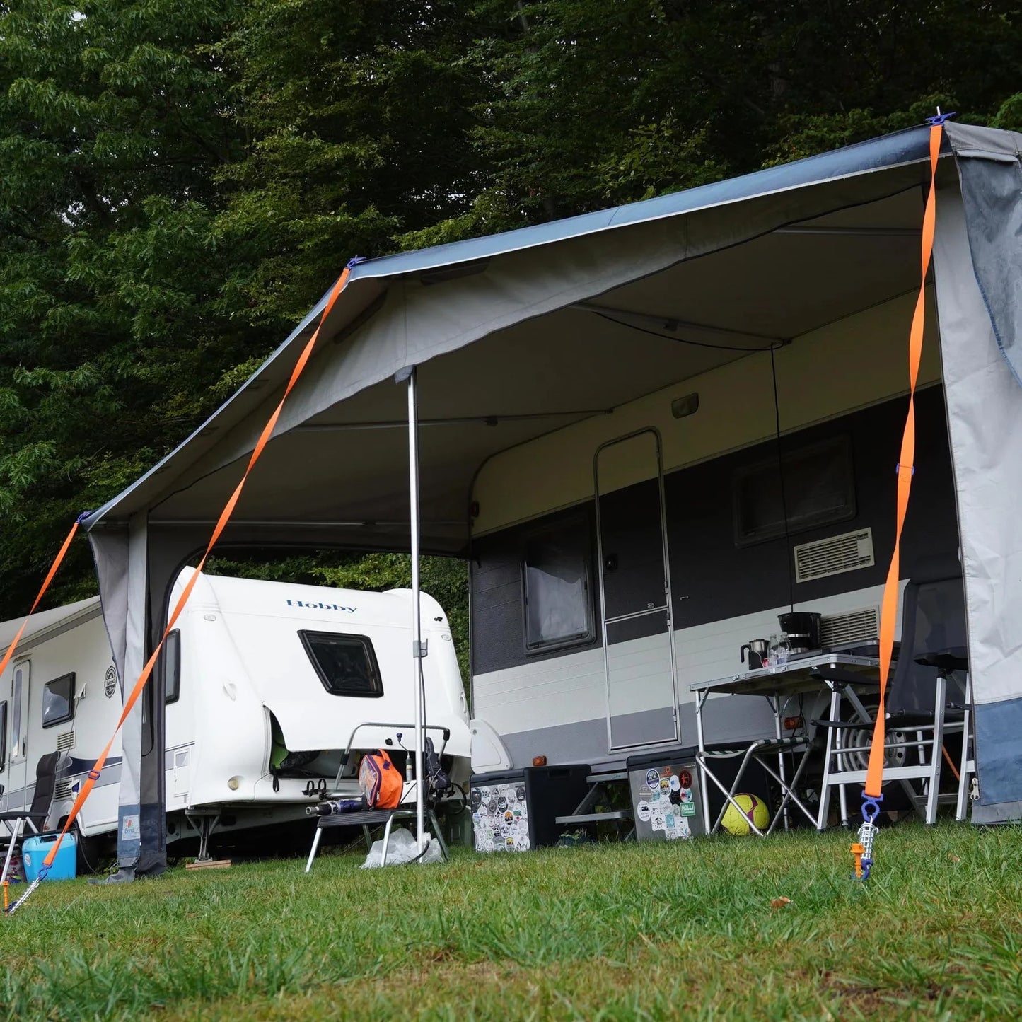 270° & Tie-down Kit • Set incl. Bag (PP63) • For (4WD/Off-road) Cars with 270° Awnings & for additional Tie-downs