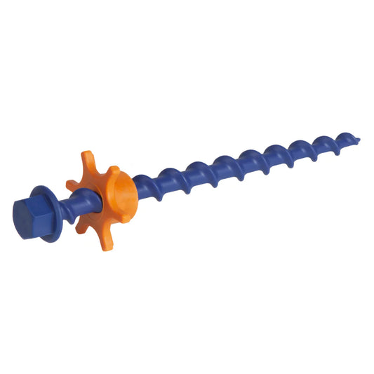 Pieu à visser Peg&Stop Normal (P&S N) 20 cm • Lot de 4 (PP04) • pour toutes les plaques d'ancrage