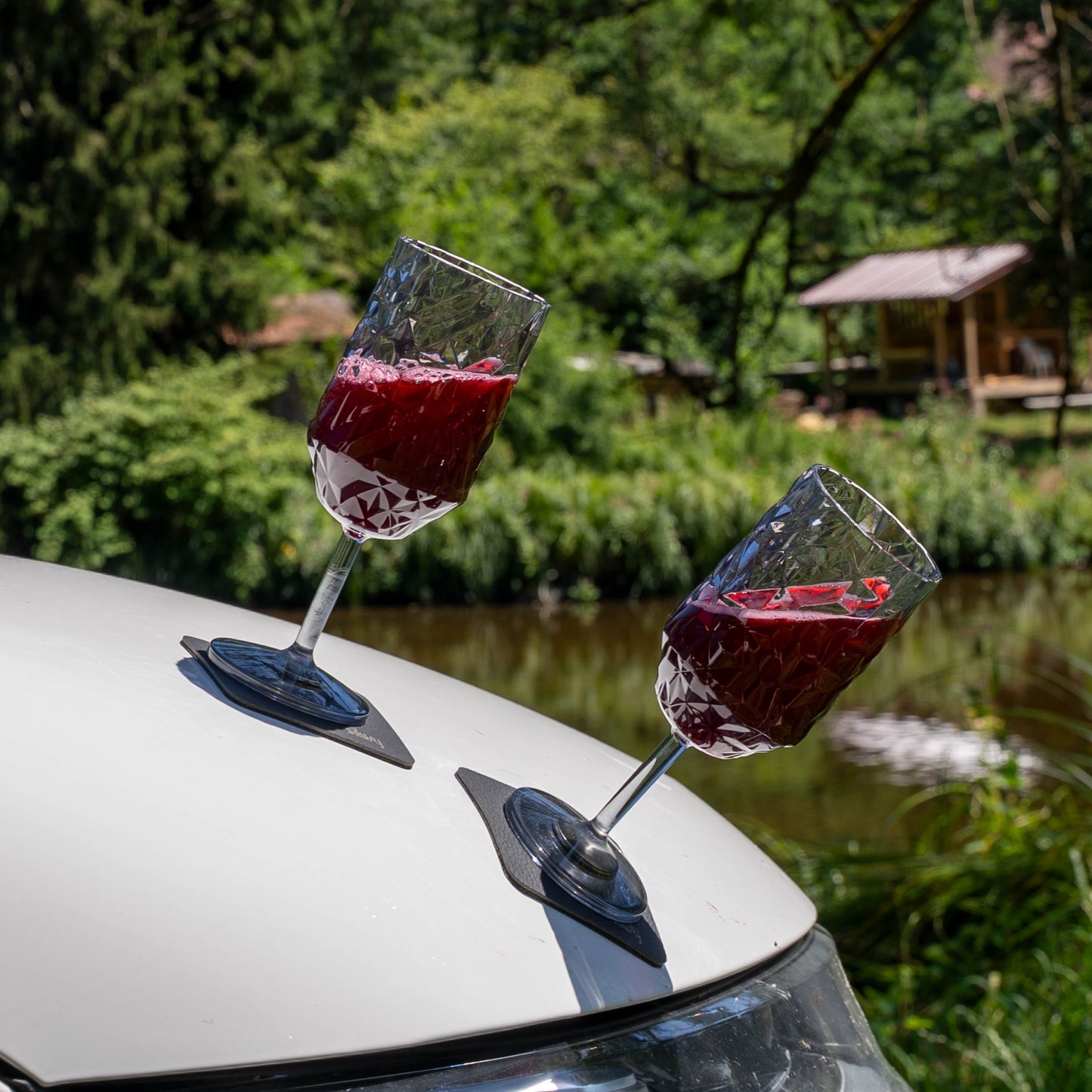 Magnet-Kunststoffgläser WEIN PRISMA