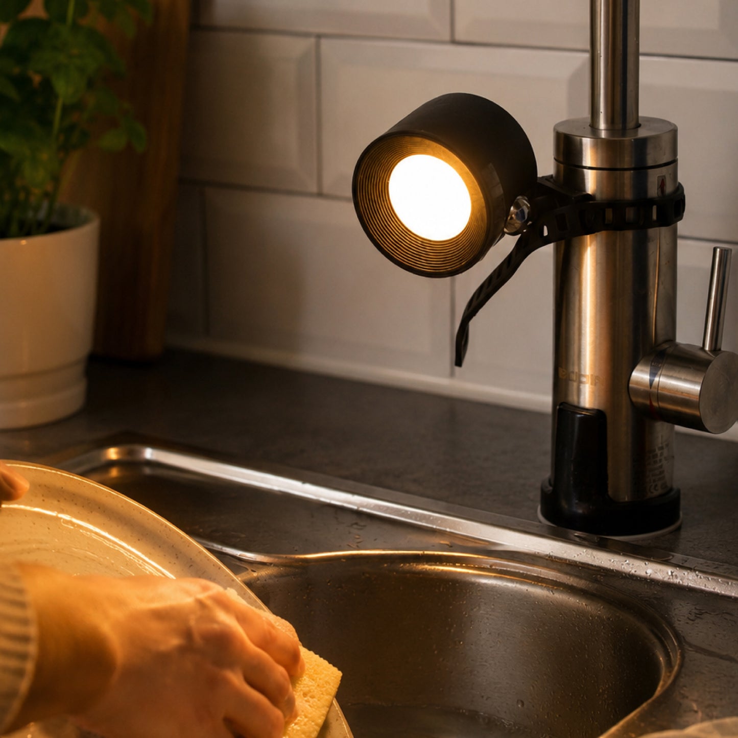 Ball Head Ring Clamp for SPOTY Magnetic Lights