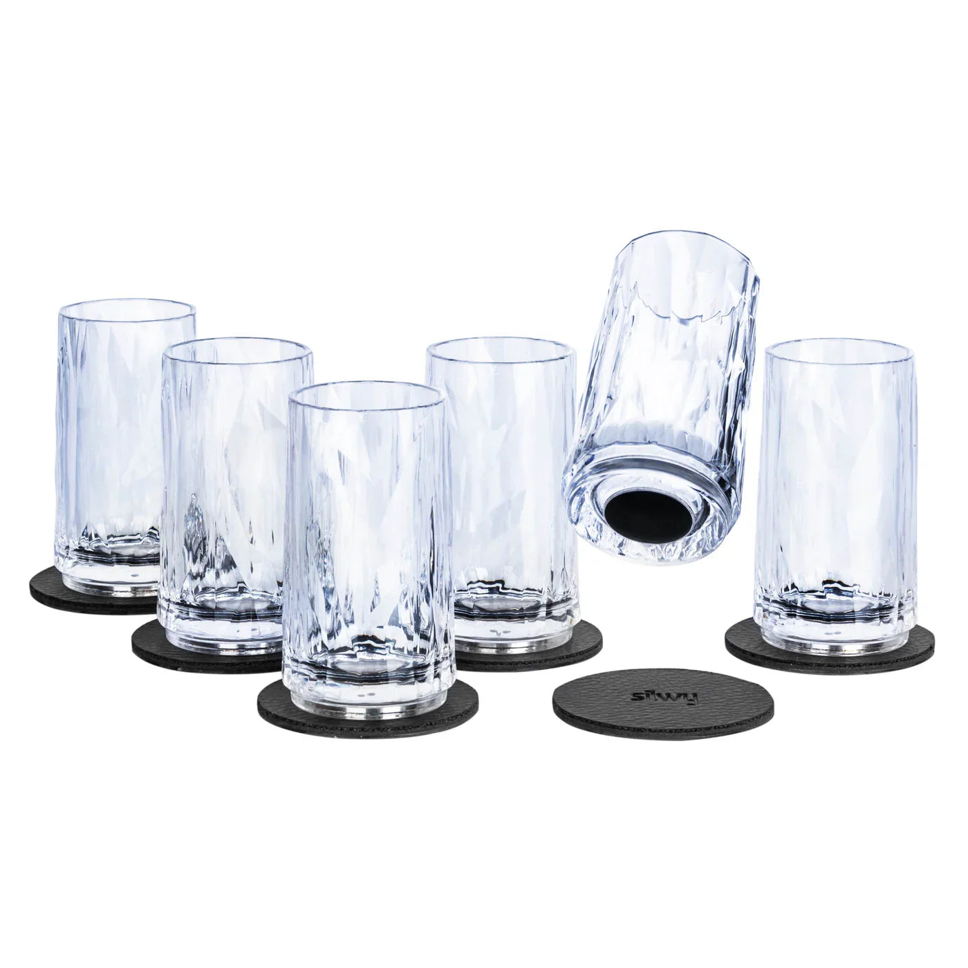 Six Magnetic Drinking Shot Glasses