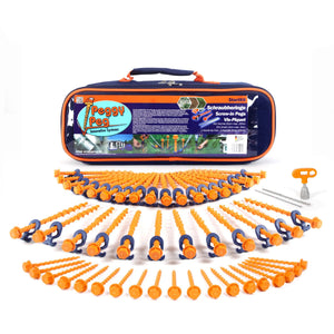 Peggy Peg Starter Kit • Set incl. Bag (PP03) • 50 Screws and Accessories for all Tents and Caravan Awnings