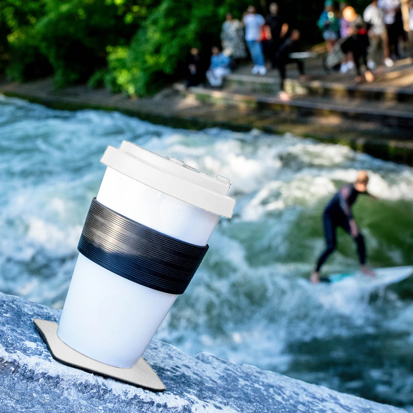 Porcelain To-Go Cup Black