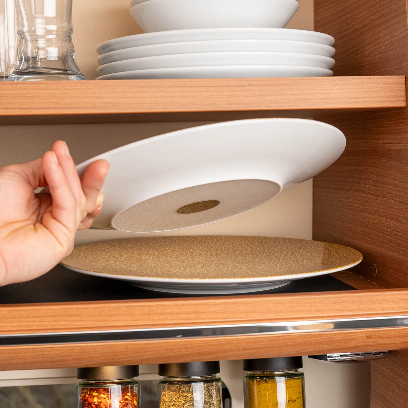 Magnetic Dinner Plates Apricot