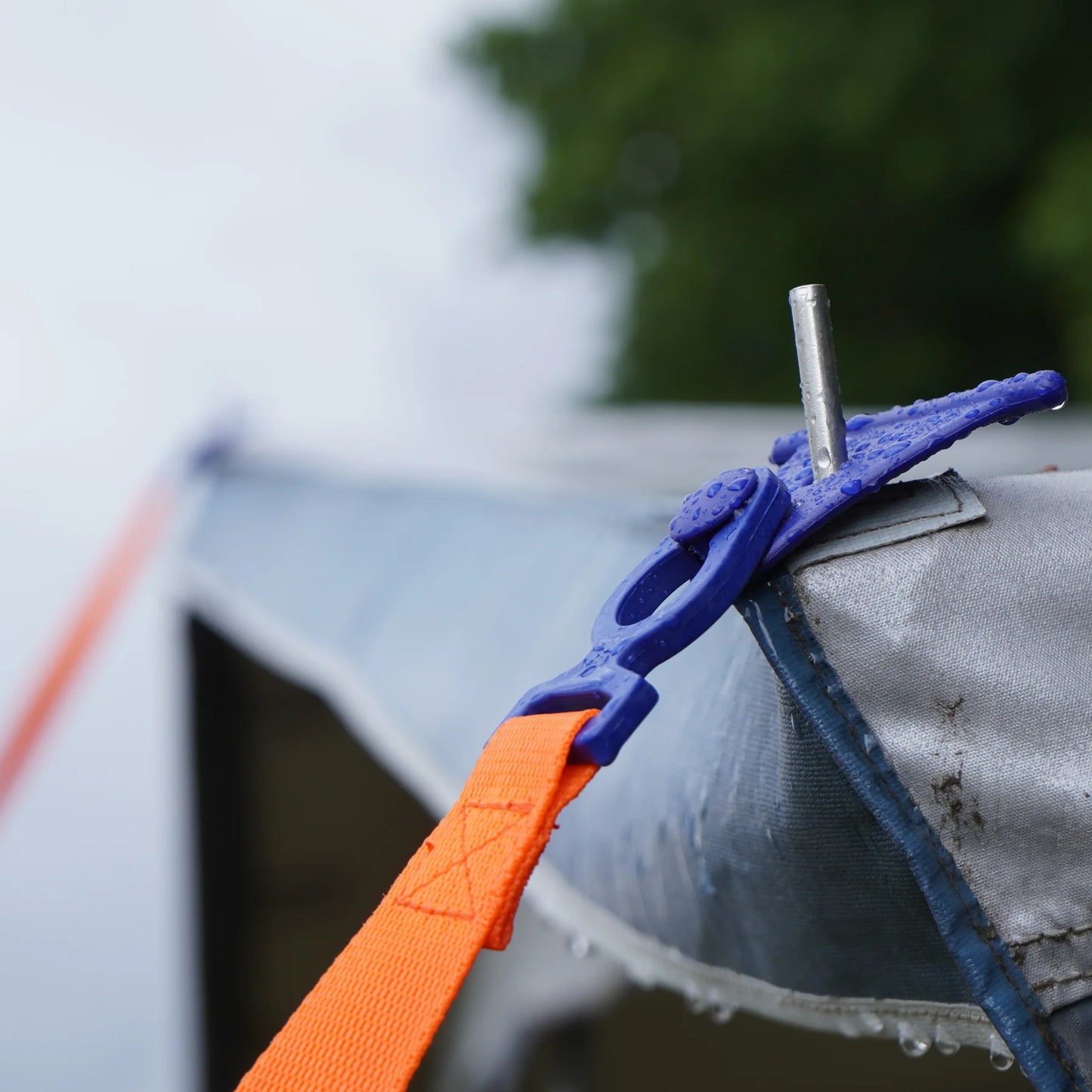 Tie Strap 2.0 (1,5-3m) • Einzelteil (PP25) • verstellbarer Markisenspanngurt (Thule Omnistor, Dometic, Fiamma, etc.)