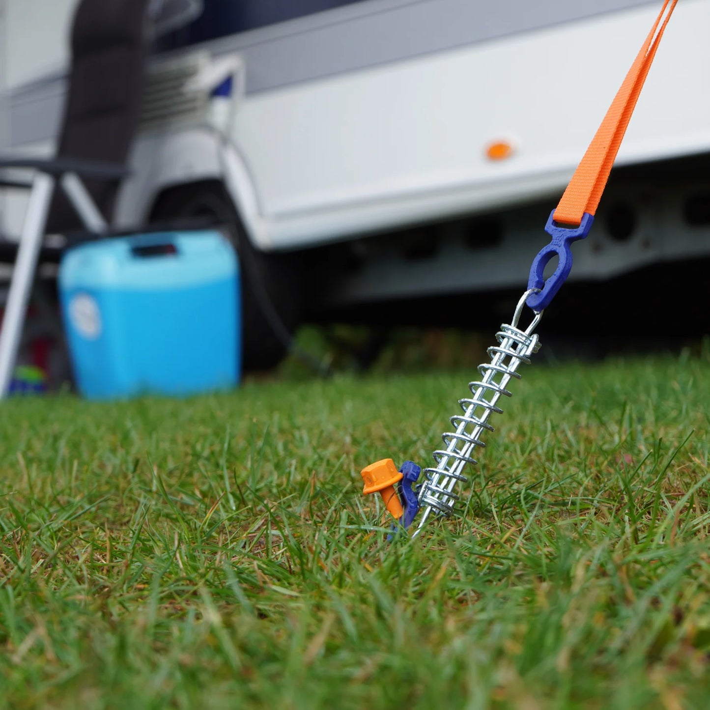 Tie Strap 2.0 (1,5-3m) • Einzelteil (PP25) • verstellbarer Markisenspanngurt (Thule Omnistor, Dometic, Fiamma, etc.)