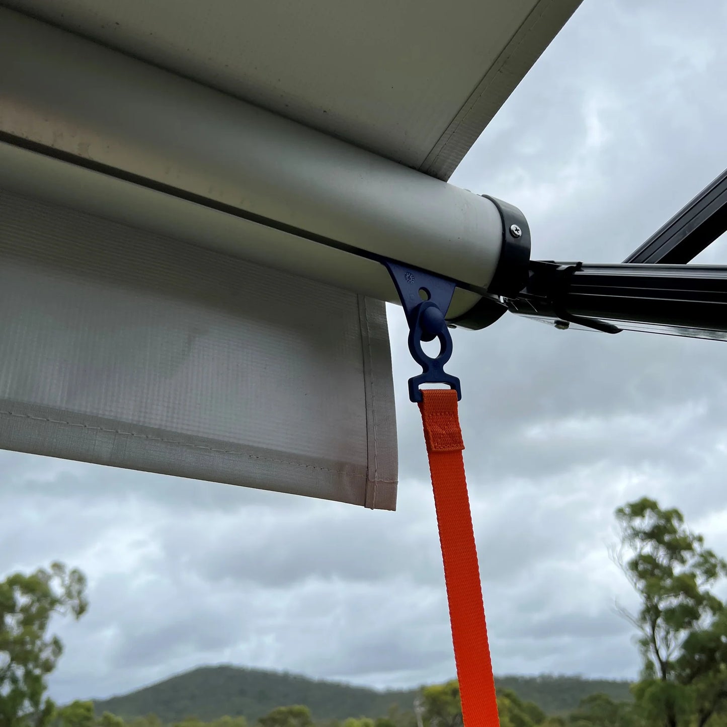 Tie Strap 2.0 (1,5-3m) • Einzelteil (PP25) • verstellbarer Markisenspanngurt (Thule Omnistor, Dometic, Fiamma, etc.)