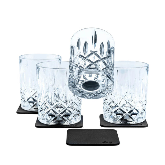 Four Crystal Glasses