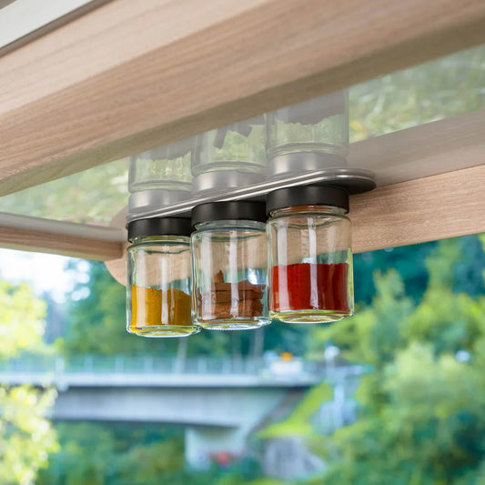 Three glass delicacies jars (192 ml)