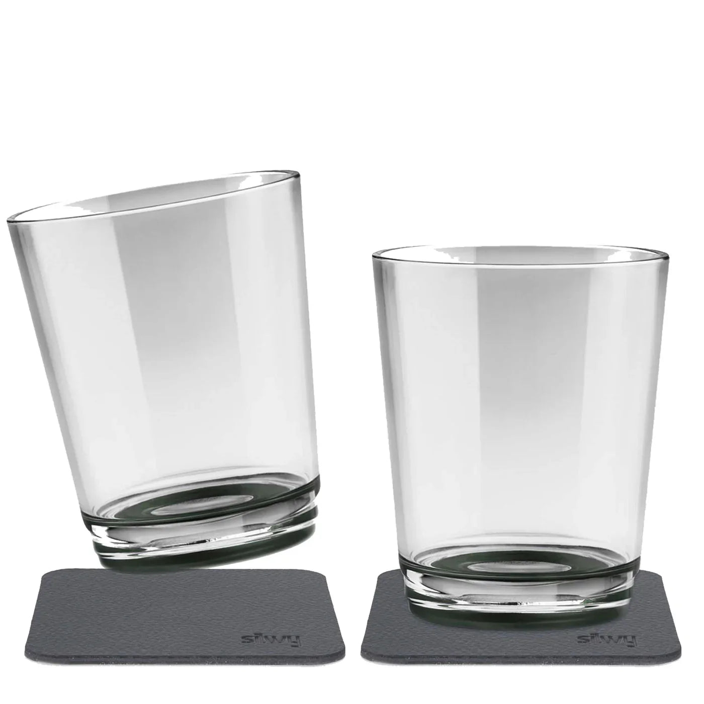 Two Grey Magnetic Drinking Cups