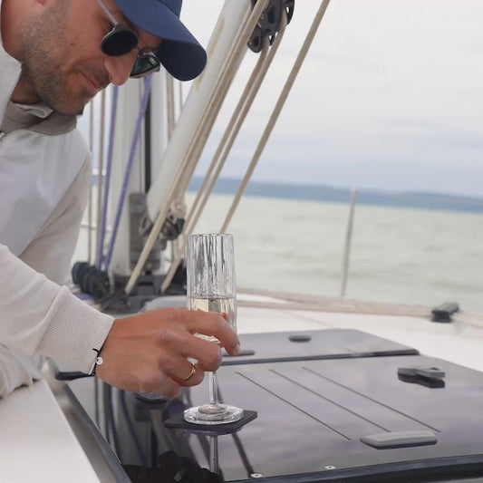 Verres à vin magnétiques en plastique CLASSIC