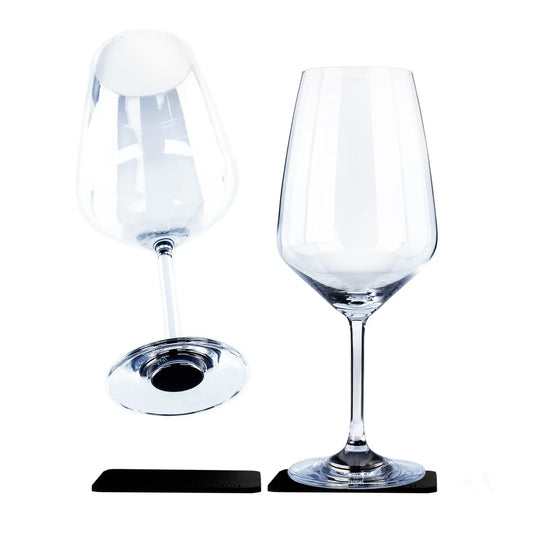 Two Crystal Bordeaux Glasses